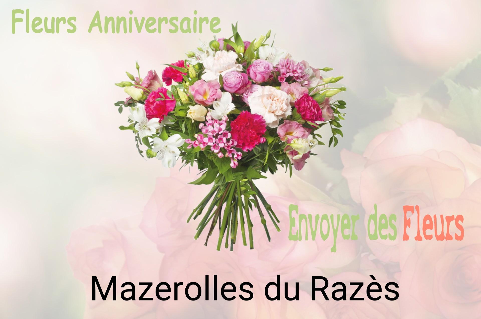 Bouquet de fleurs d’anniversaire livré à Mazerolles-du-Razès