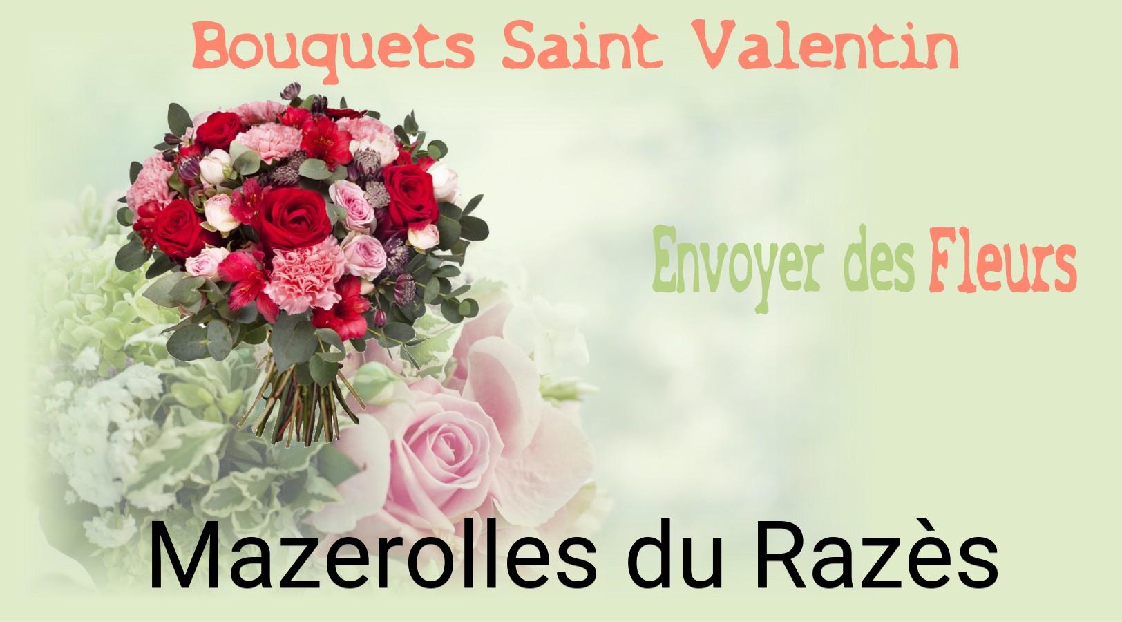 Roses de Saint-Valentin livrées à Mazerolles-du-Razès